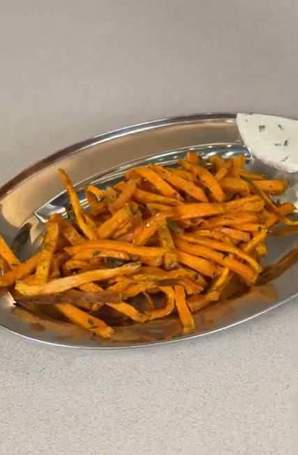 Recipe: Crispy Sweet Potato Fries with Olive Oil